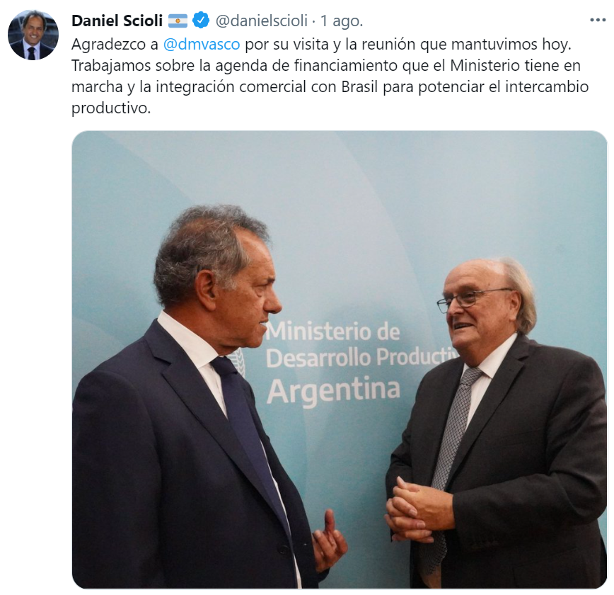 Massa Confirmó A José De Mendiguren Como El Nuevo Secretario De Producción 7475